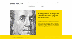 Desktop Screenshot of pragmatiq.pl