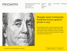 Tablet Screenshot of pragmatiq.pl